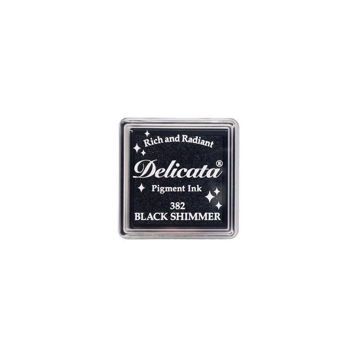 Tinta pad pequeño Delicata Black Shimmer