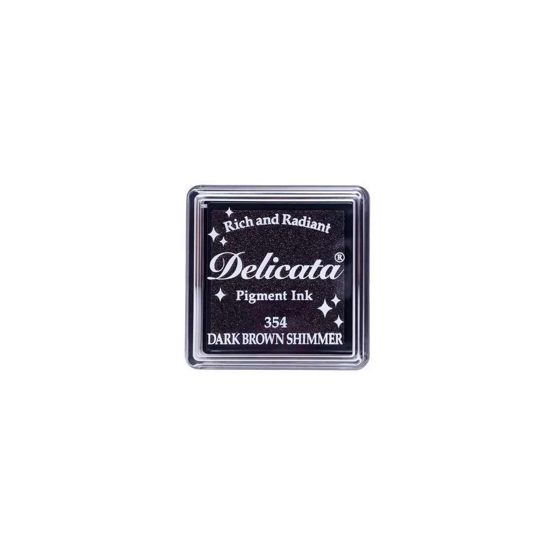 Tinta pad pequeño Delicata Dark Brown Shimmer