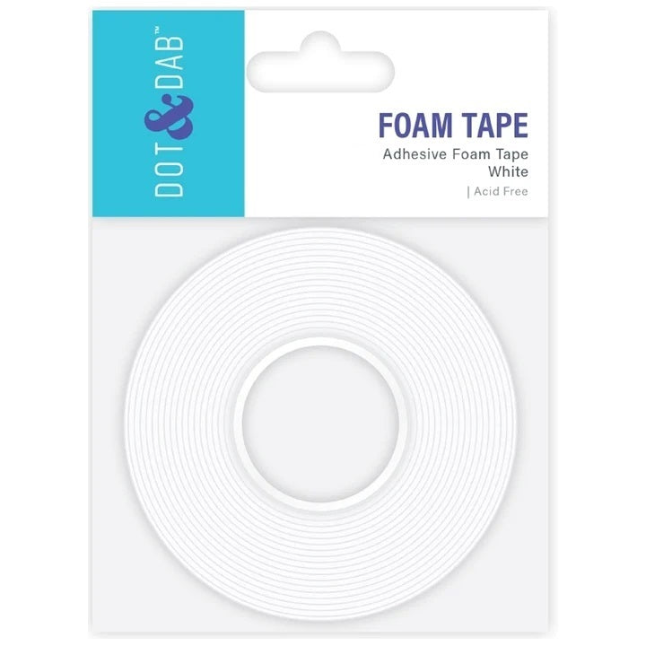 Dot & Dab cinta de foam adhesiva espesor 4 mm x 18 mm de ancho