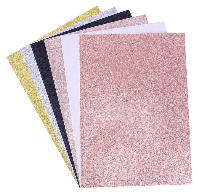 SUPER OFERTA Pad de cartulinas Premium con glitter A4 Classic 24 hojas