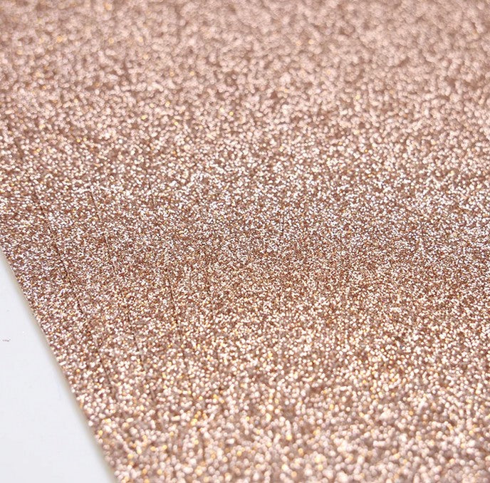 Pad de cartulinas con glitter A4 Rose Gold pack 6 hojas doble cara
