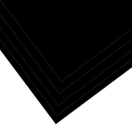 Pad de cartulinas lisas Premium A4 Black 10 hojas