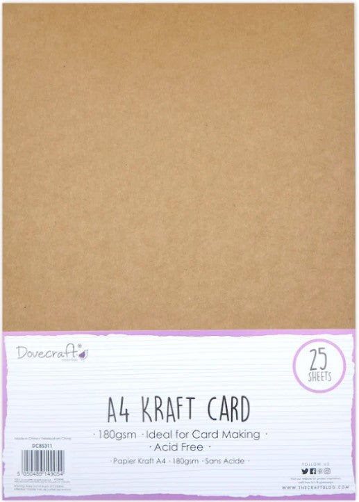 Pad de cartulinas lisas Premium A4 Kraft 25 hojas