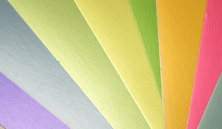 Pad de cartulinas metalizadas lisas A4 8 colores 8 hojas surtido Tropical