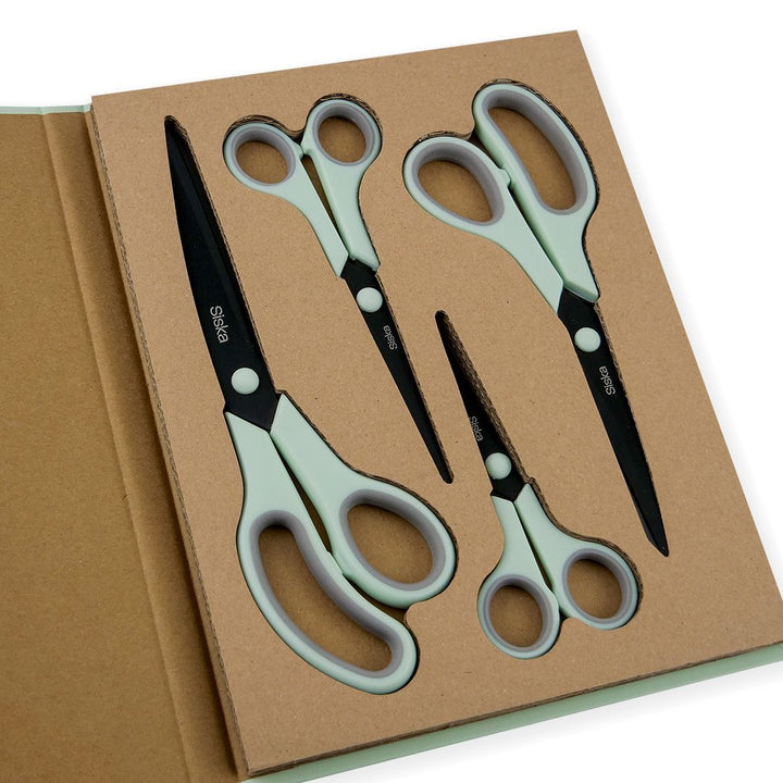 Set 4 Tijeras Siska de titanio All Purpose Scissors Coating