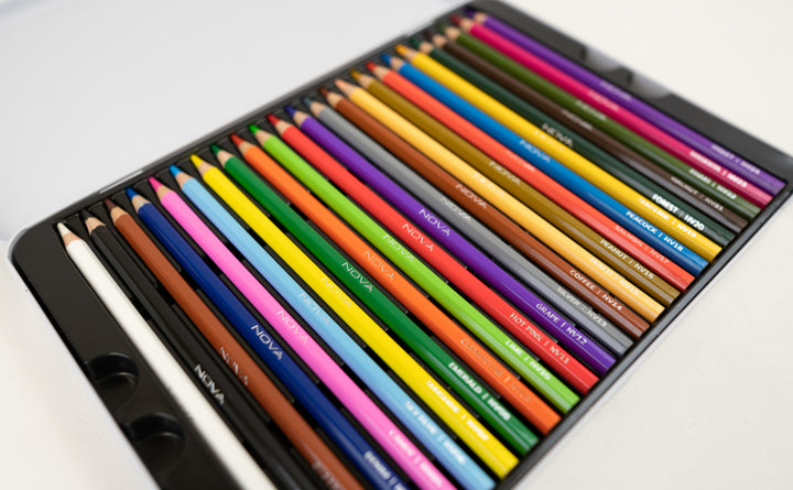 Set de lápices Premium Artist Pencils Nova 48 pcs Vibrant colors