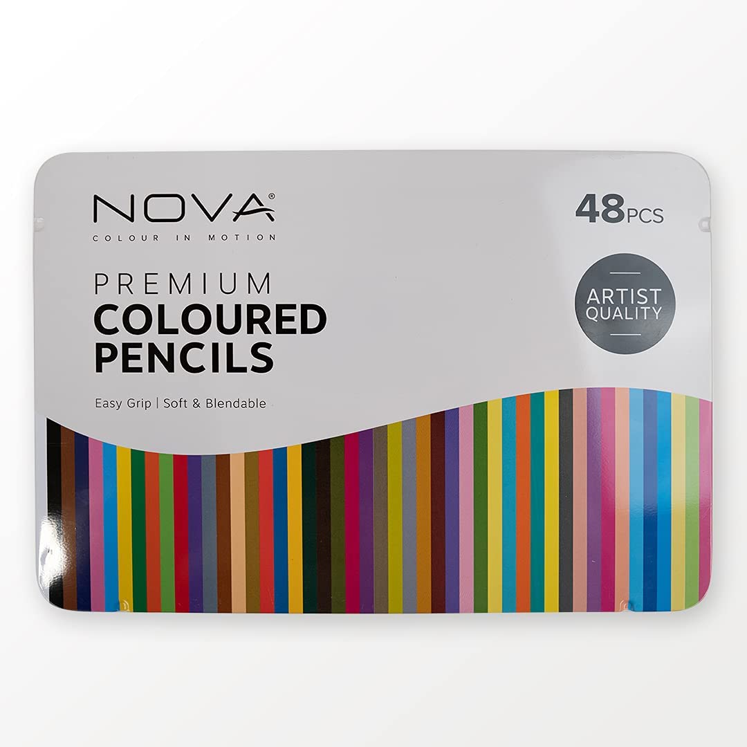 Set de lápices Premium Artist Pencils Nova 48 pcs Vibrant colors