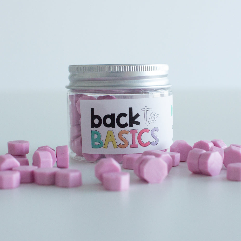 Set de perlas lacre 35g Rosa chicle Back to Basic