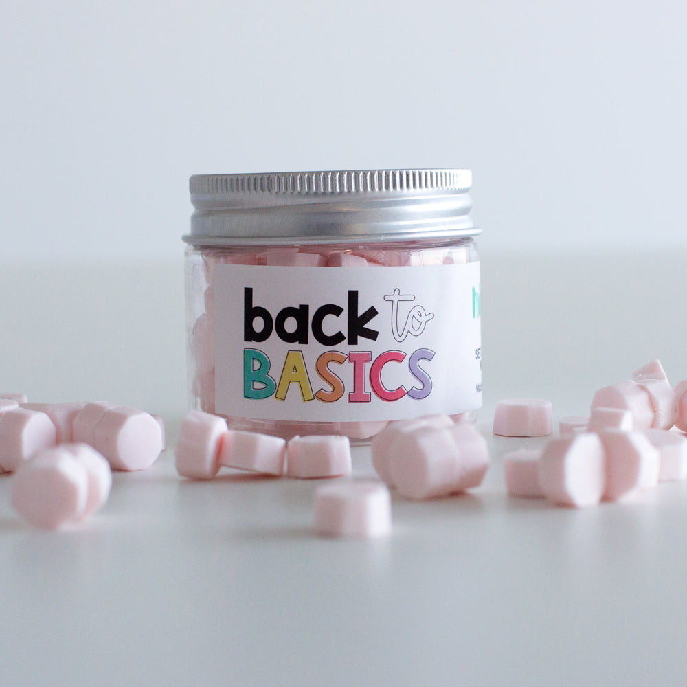 Set de perlas lacre 35g Rosa pastel Back to Basic