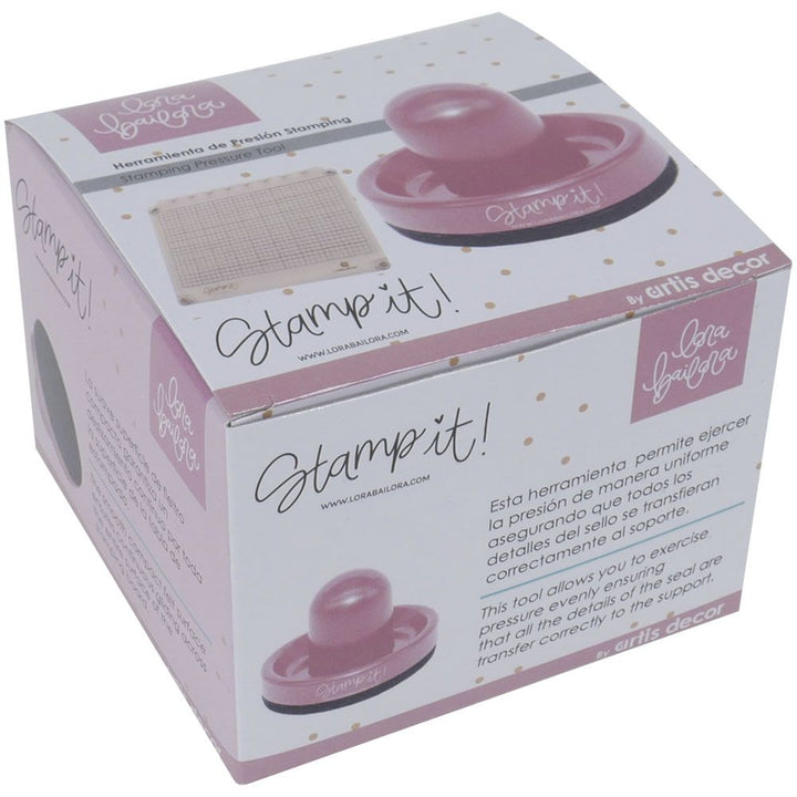 Stamp It Herramienta de presión para estampar de Lora Bailora