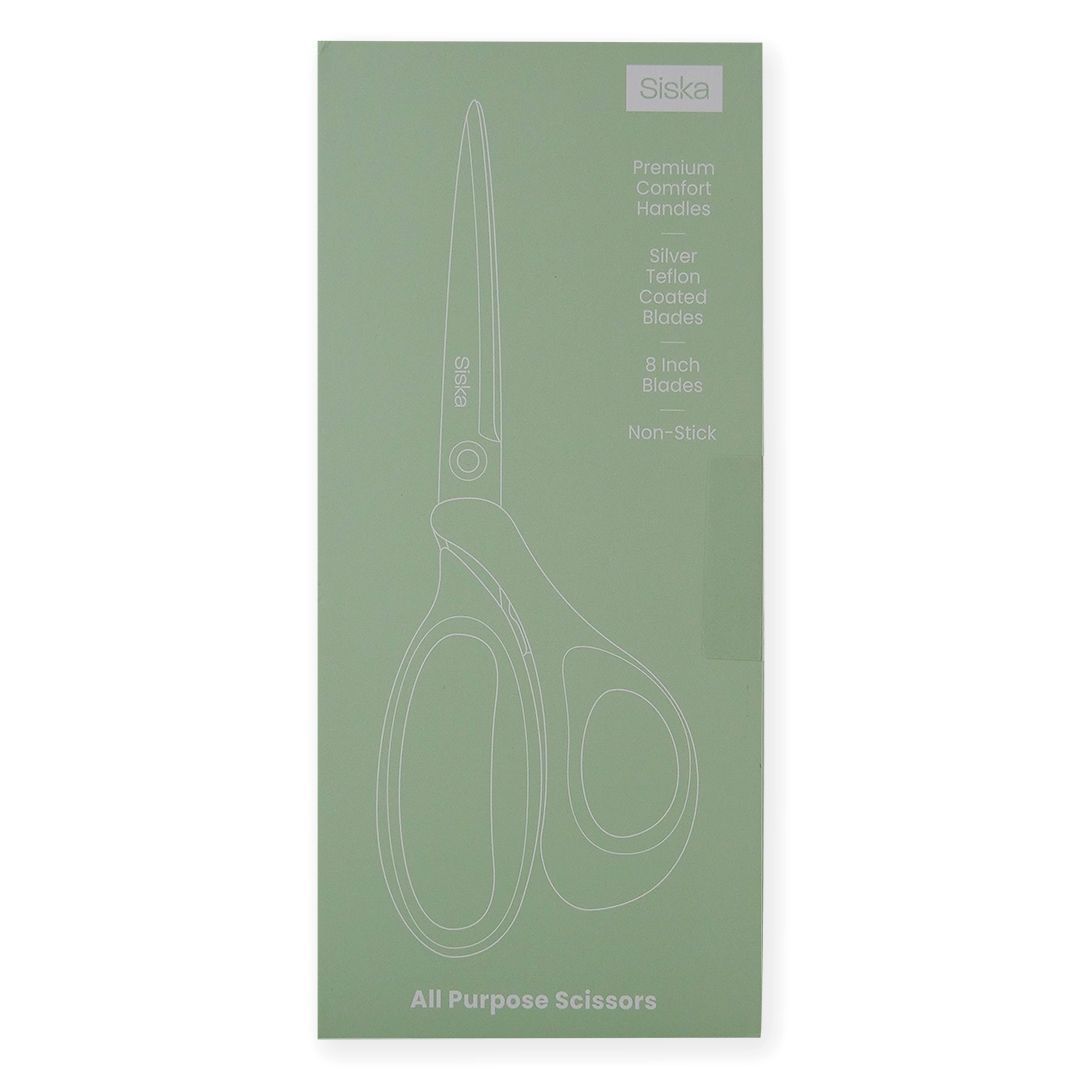Tijeras Siska de teflón antiadhesivos 8" All Purpose Scissors Coating