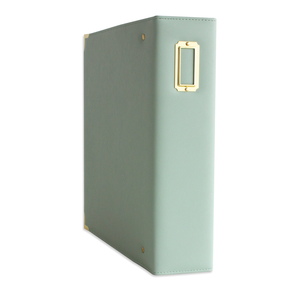 Álbum 9"x12" Kimidori Colors 2025 DELUXE Cuero Vegano Mint