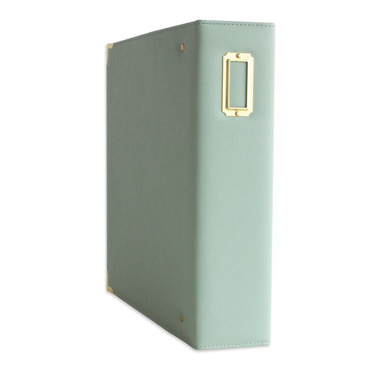 Álbum 9"x12" Kimidori Colors 2025 DELUXE Cuero Vegano Mint