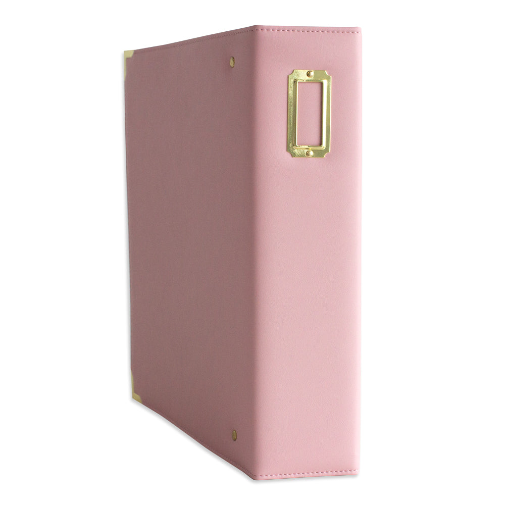 Álbum 9"x12" Kimidori Colors 2025 DELUXE Cuero Vegano Rosa