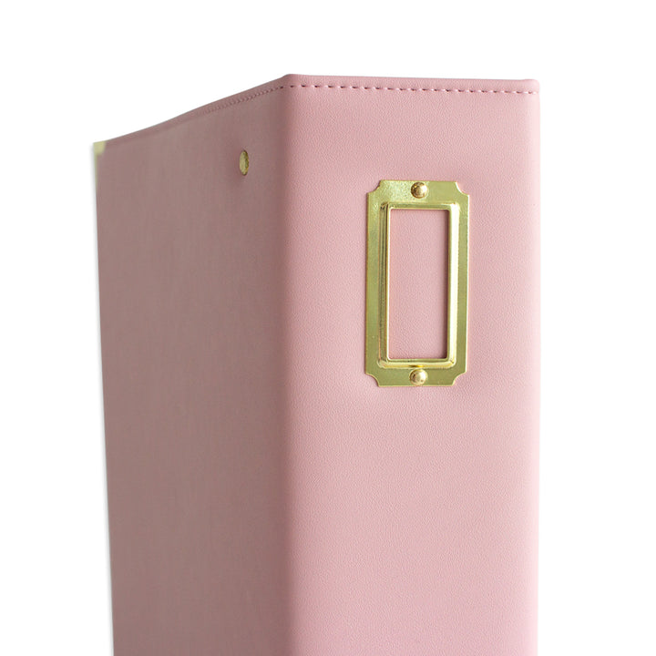 Álbum 9"x12" Kimidori Colors 2025 DELUXE Cuero Vegano Rosa