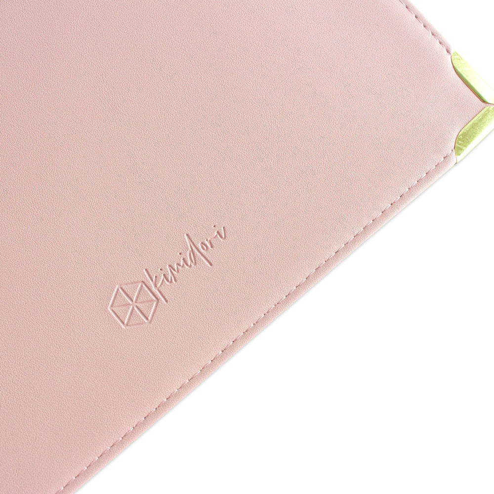 Álbum 9"x12" Kimidori Colors 2025 DELUXE Cuero Vegano Rosa