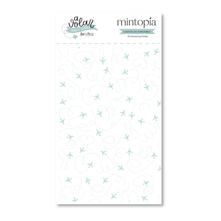 Carpetas de embossing 3"x5" Aviones A volar - Travel Stories Mintopía