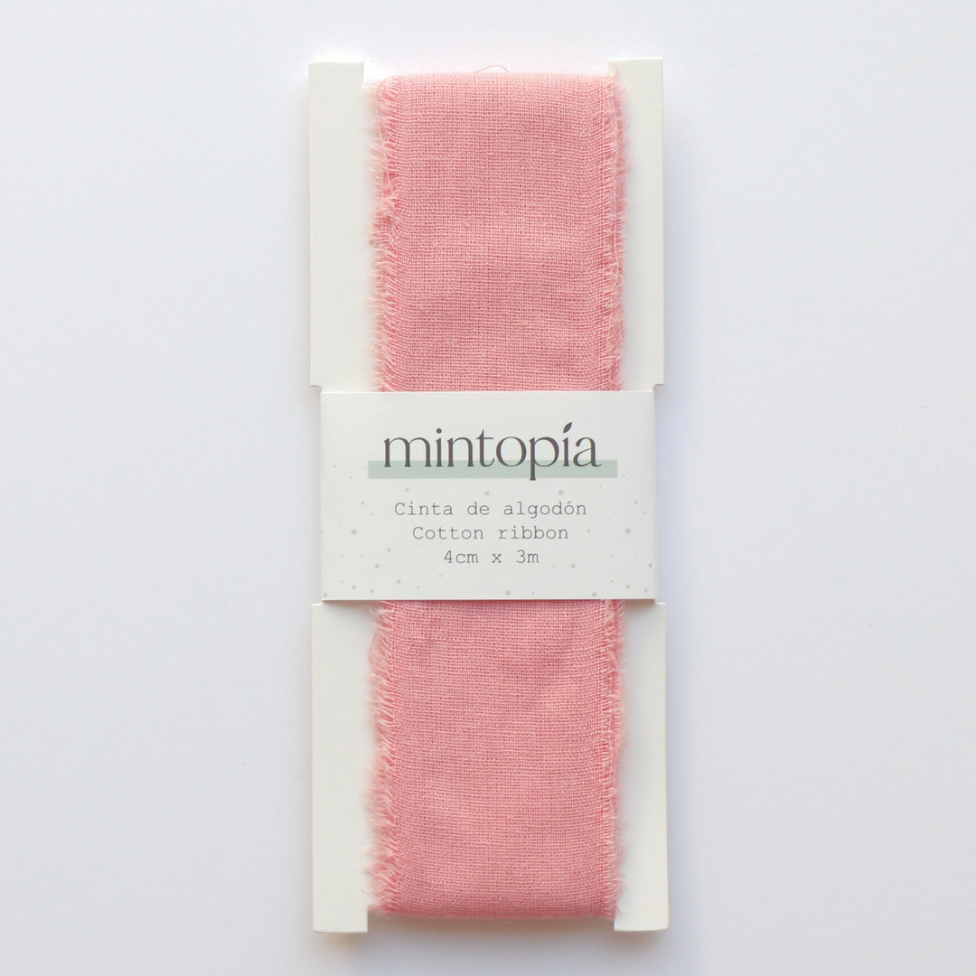 Cinta de algodón Mintopía 4 cm x 3 m Ballerina Pink