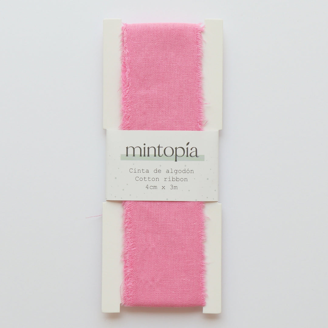 Cinta de algodón Mintopía 4 cm x 3 m Bubblegum
