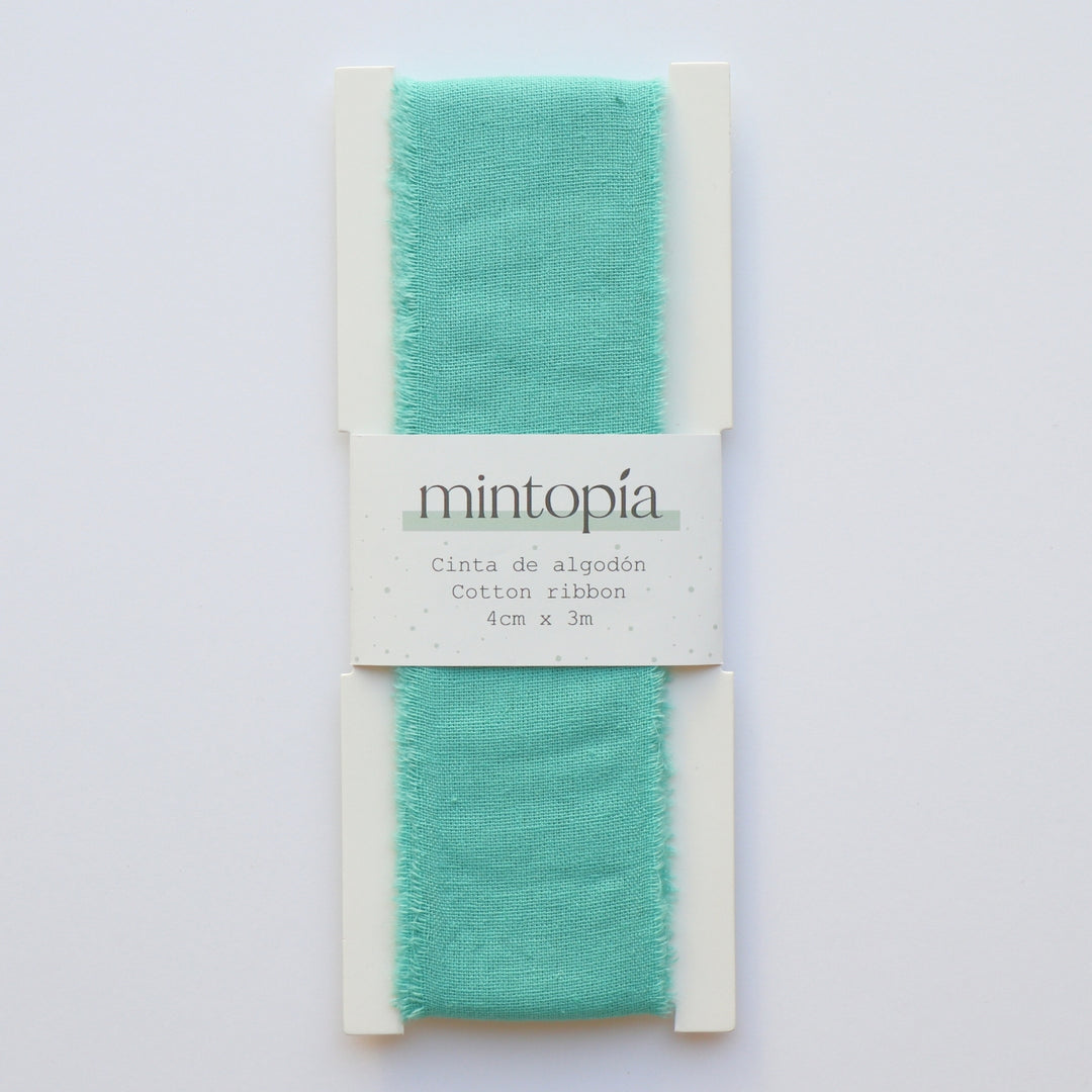 Cinta de algodón Mintopía 4 cm x 3 m Caribe