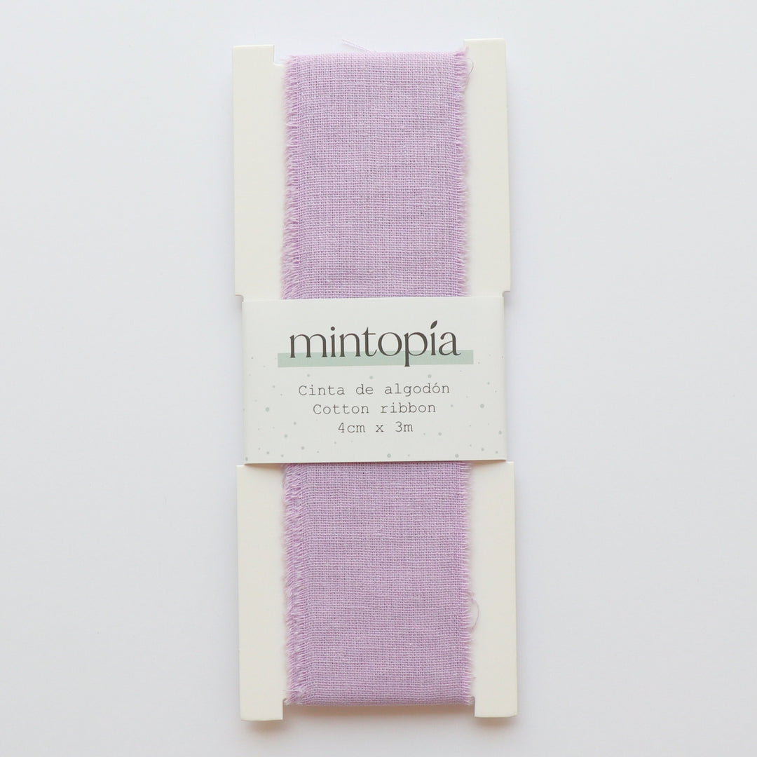 Cinta de algodón Mintopía 4 cm x 3 m Lilac