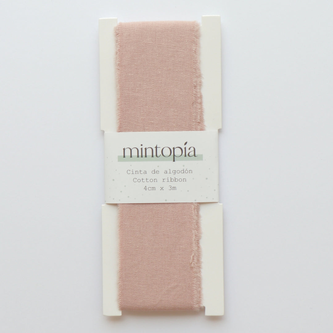Cinta de algodón Mintopía 4 cm x 3 m Nude