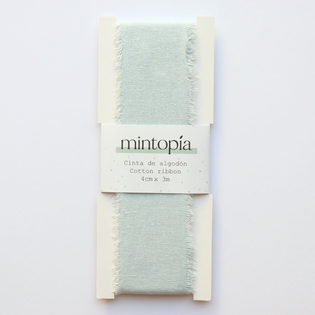 Cinta de algodón Mintopía 4 cm x 3 m Pastel Blue