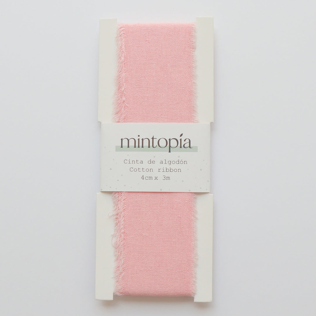 Cinta de algodón Mintopía 4 cm x 3 m Pastel Pink
