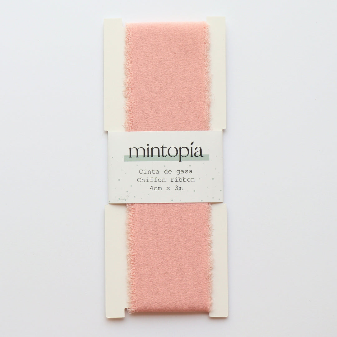 Cinta de gasa Mintopía 4 cm x 3 m Baby Pink