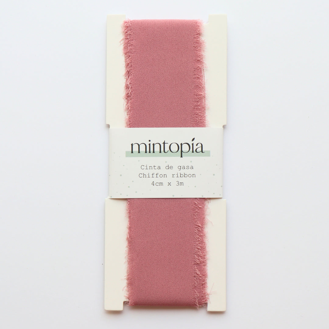 Cinta de gasa Mintopía 4 cm x 3 m Blush