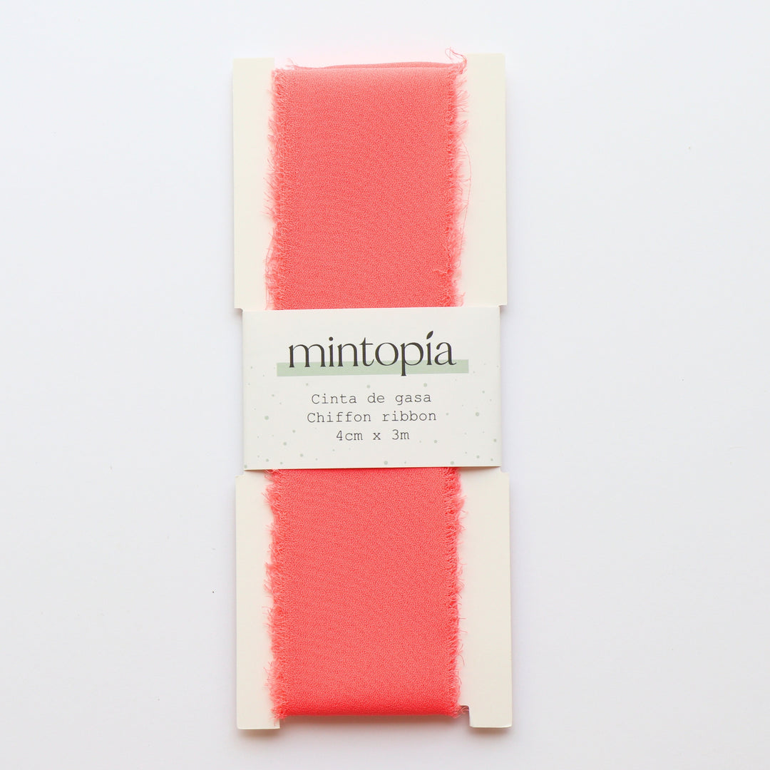 Cinta de gasa Mintopía 4 cm x 3 m Coral