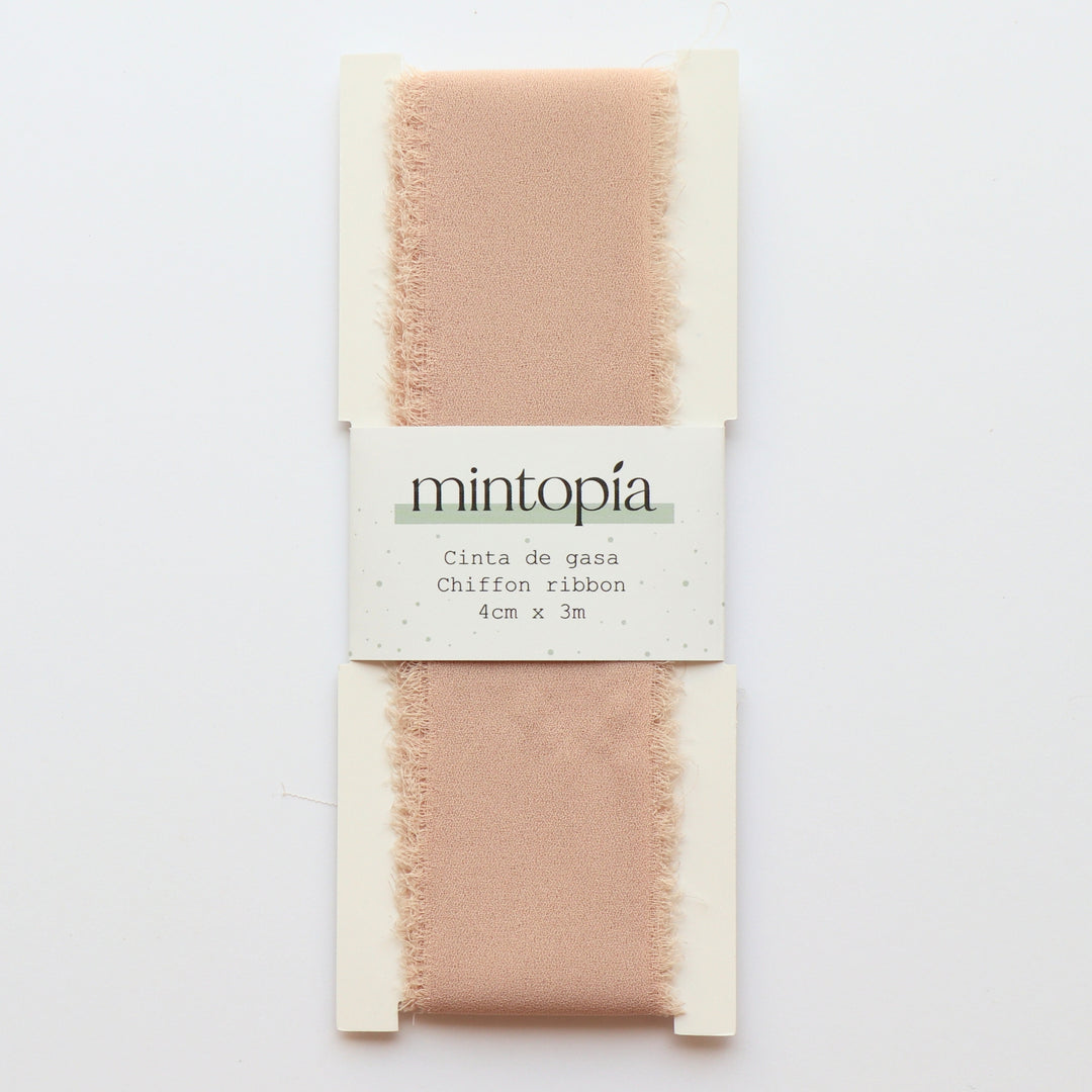 Cinta de gasa Mintopía 4 cm x 3 m Cream