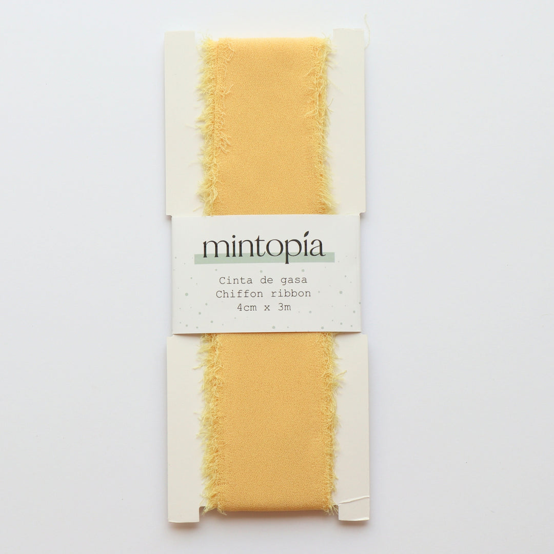 Cinta de gasa Mintopía 4 cm x 3 m Pale Yellow