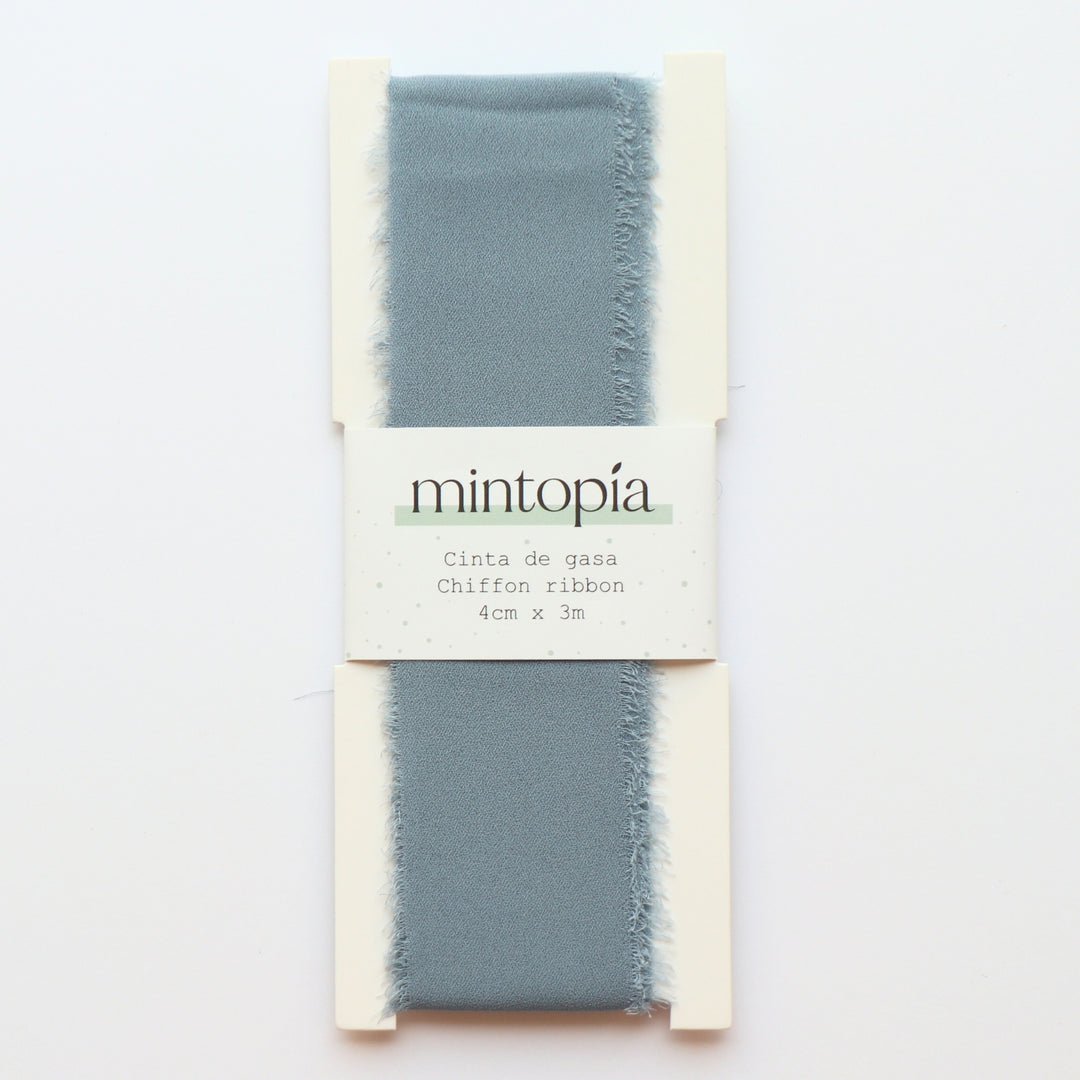Cinta de gasa Mintopía 4 cm x 3 m Powder Blue