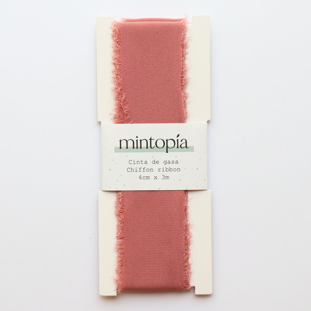 Cinta de gasa Mintopía 4 cm x 3 m Powder Pink