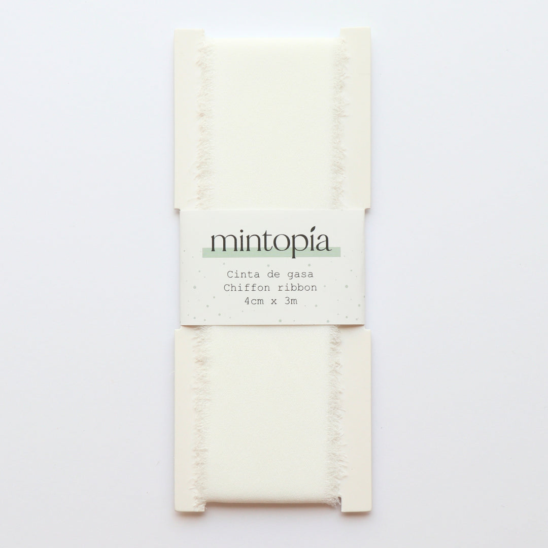 Cinta de gasa Mintopía 4 cm x 3 m White