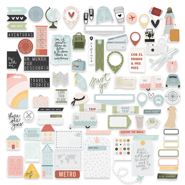 Die cuts A volar - Travel Stories Mintopía