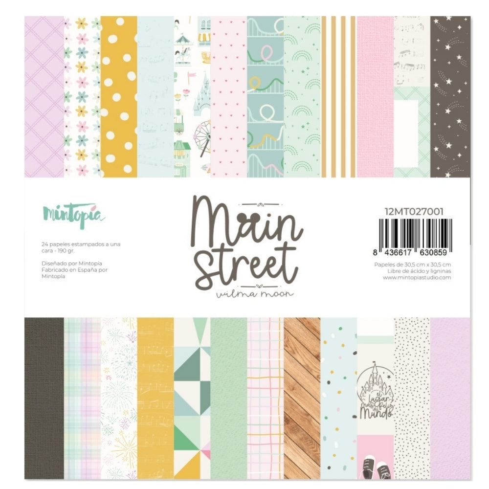 Stack 12"x12" Main Street de Mintopía