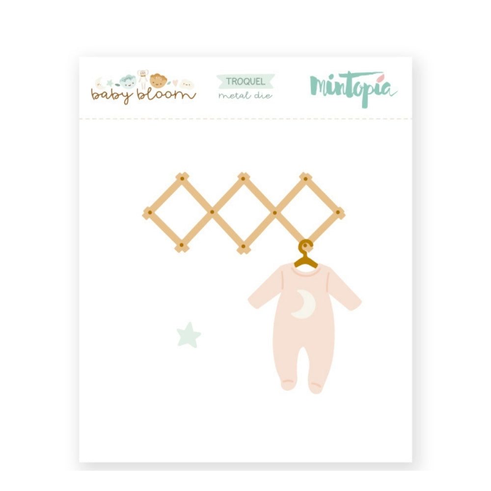 Troquel Pijama Baby Bloom de Mintopía