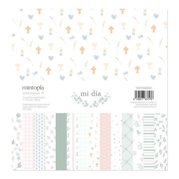 Stack 12"x12" Mi día Little Hannah