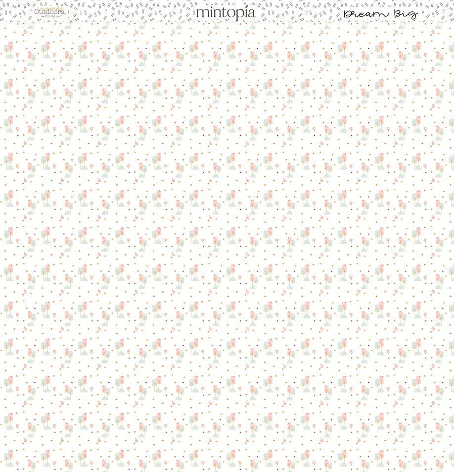 Stack 12"x12" Una cara Viviendo Outdoors de Mintopía