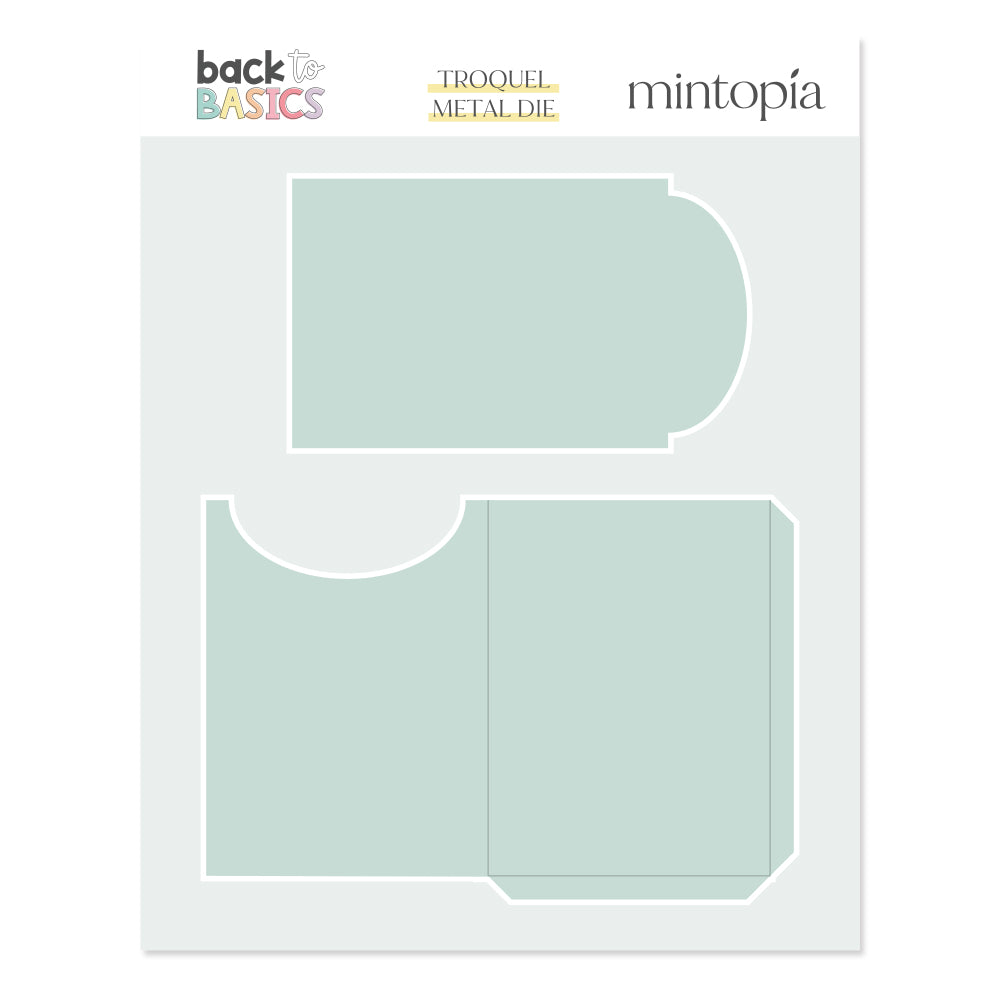 Troquel Back to Basics tarjeta y bolsillo 3x4